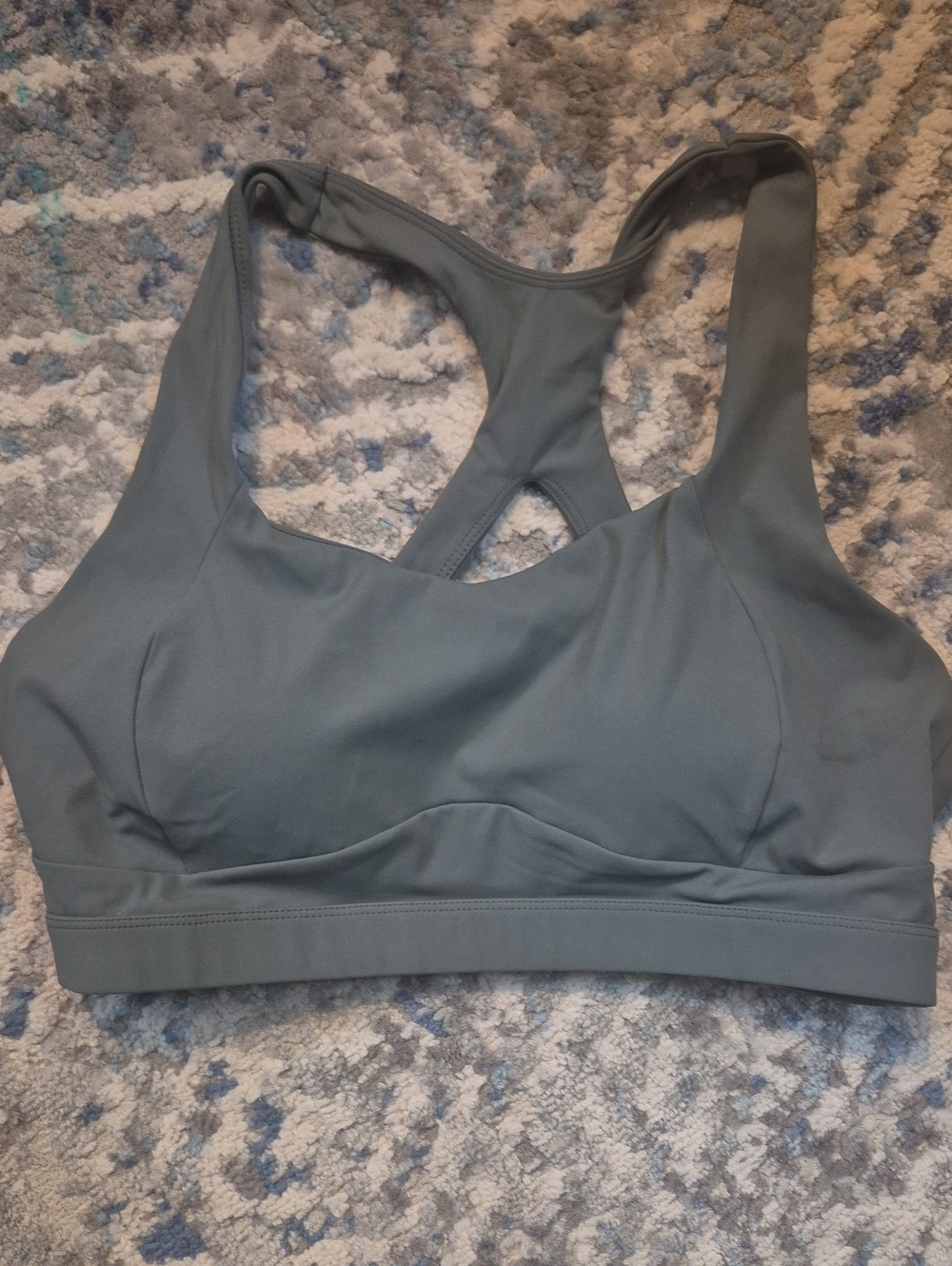 Amazon Racerback Sports Bra - Slate Green